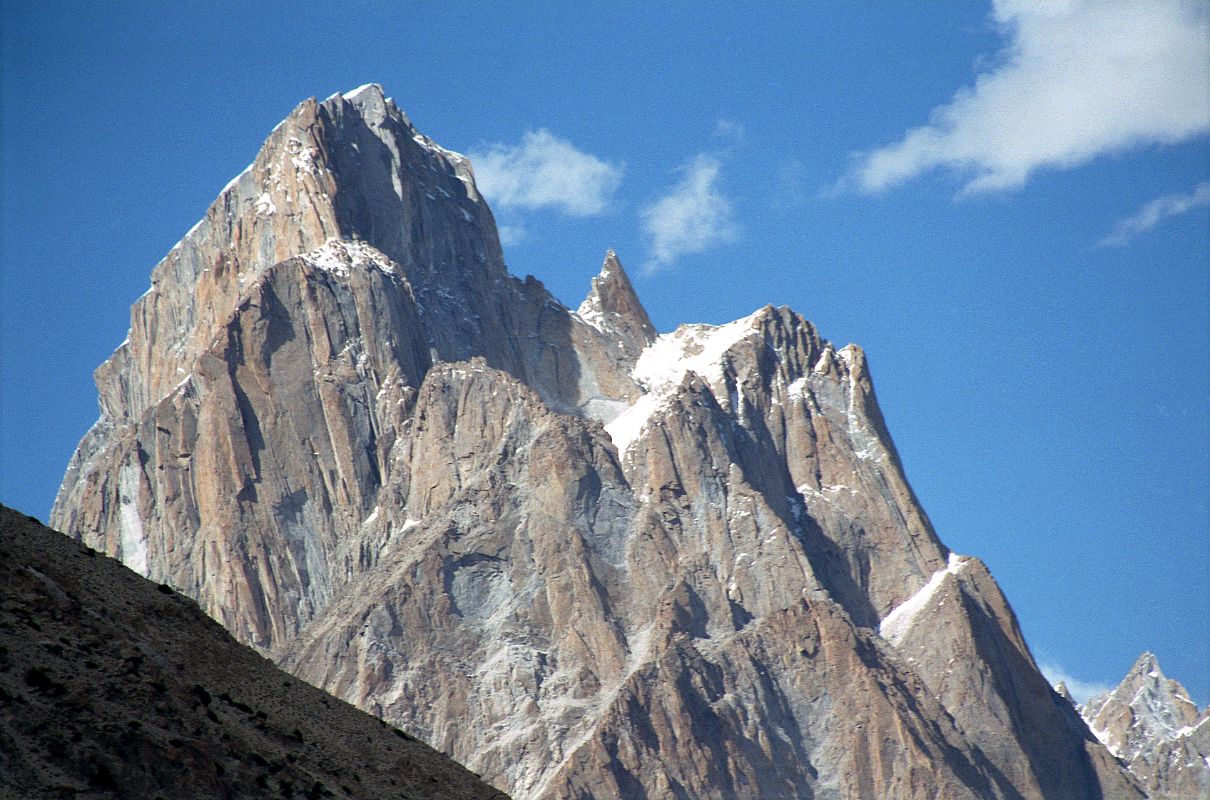 03 Trango Castle Close Up Just Before Sunset From Paiju
